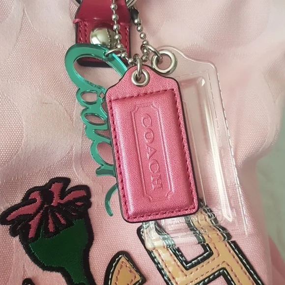 Vintage Coach Poppy Pink Floral Tote - Picture 4 of 12